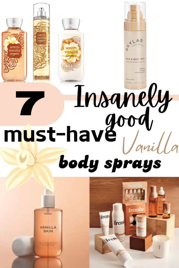 vanilla body sprays