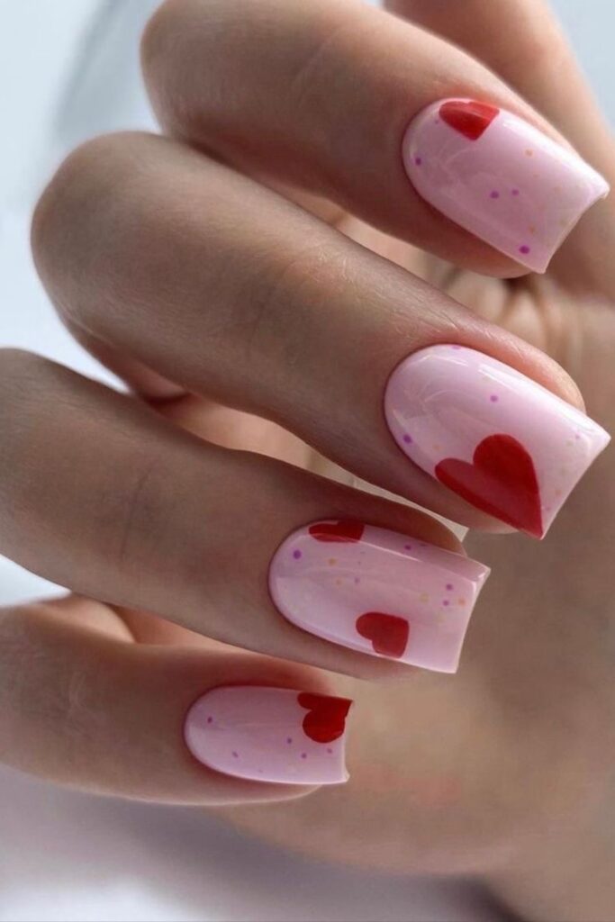 nail ideas for valentines day