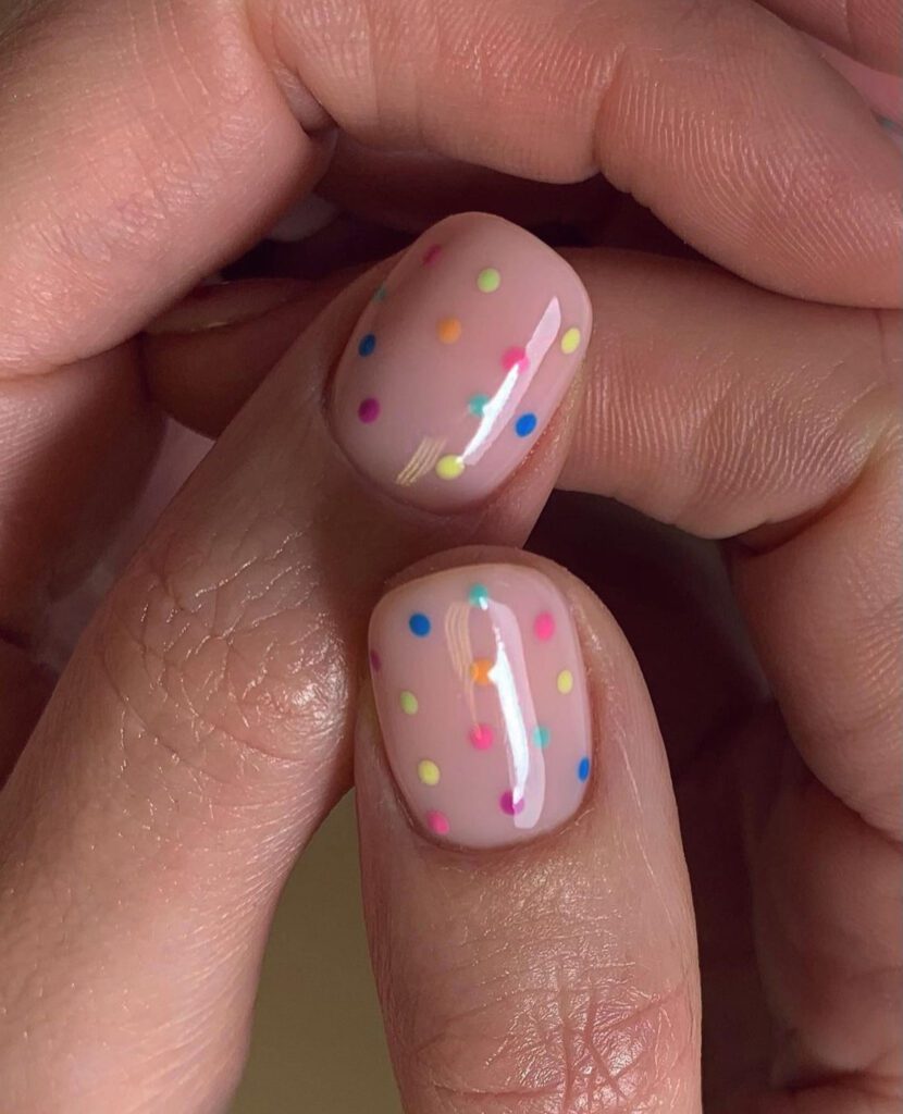 easter simple nail design