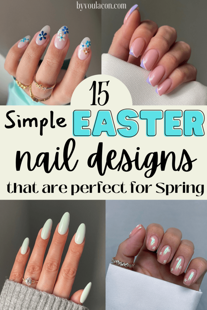 simple easter nail designs